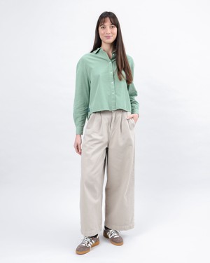 Wide Leg Pants Ecru from Brava Fabrics