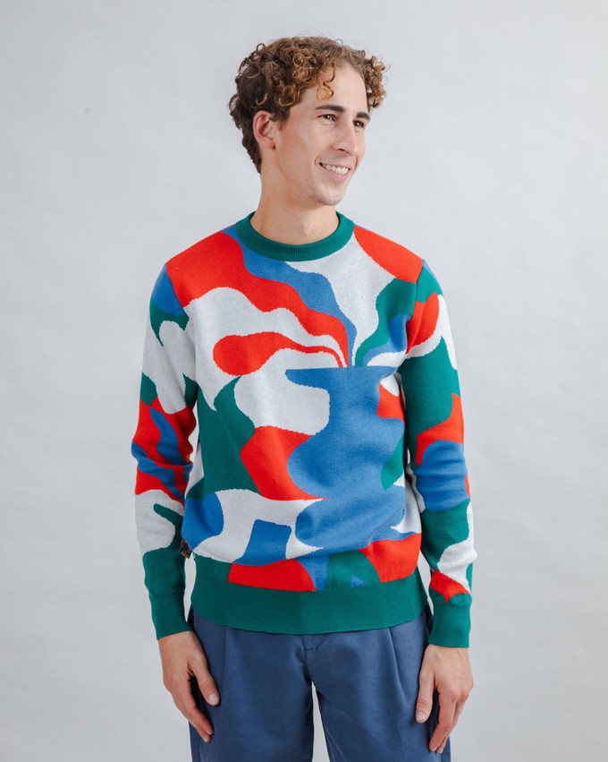 Jacquard Sweater Sobremesa from Brava Fabrics