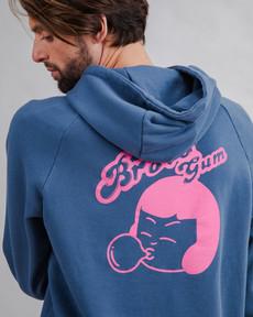 Brava Gum Hoodie Sweatshirt Indigo via Brava Fabrics