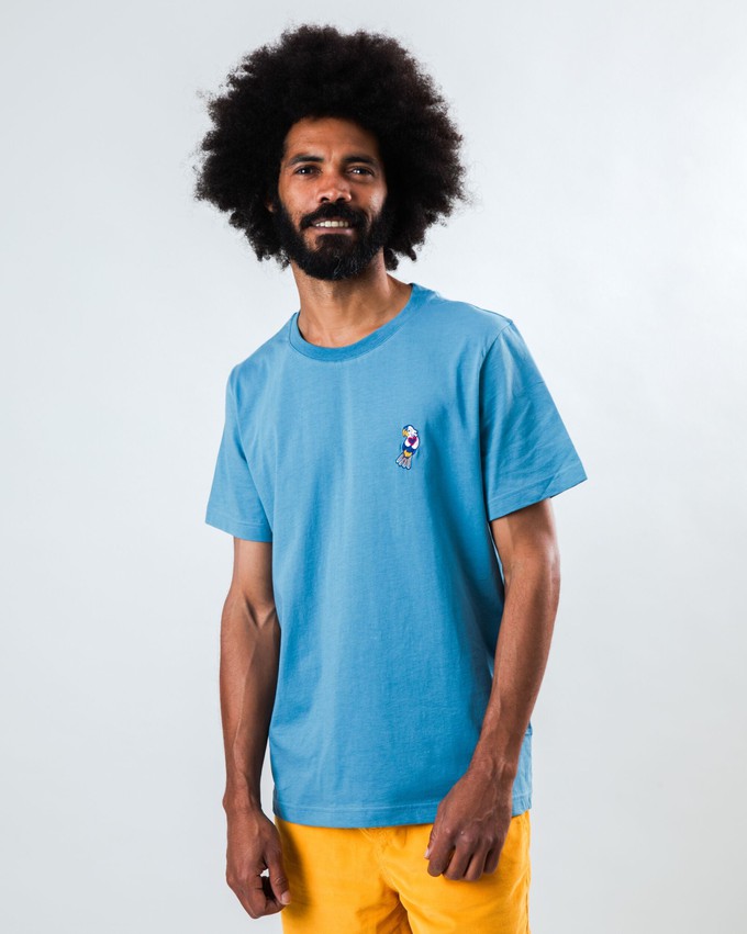 Asis Parrot Regular T-Shirt Blue from Brava Fabrics