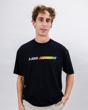 Atari Spectrum Tshirt Black from Brava Fabrics
