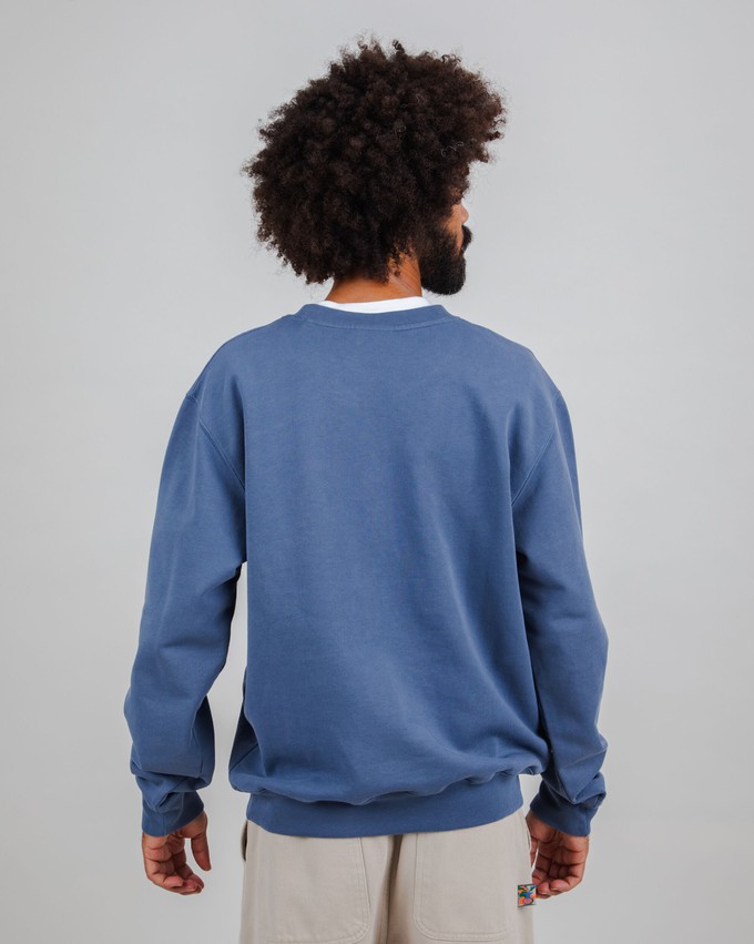 Peanuts Classic Records Sweatshirt Blue from Brava Fabrics