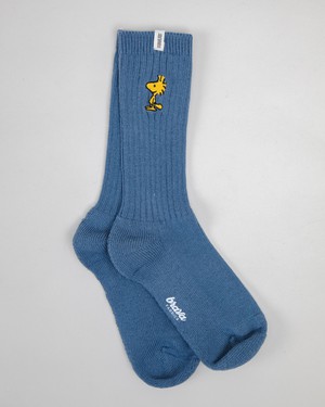 Peanuts Woodstock Socks Blue from Brava Fabrics
