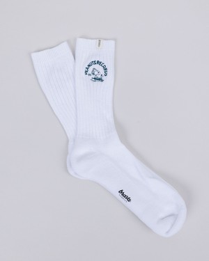 Peanuts Records Deejay Socks White from Brava Fabrics