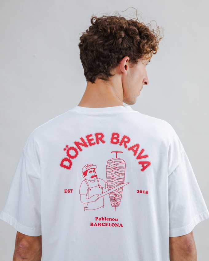 Doner Brava Oversize T-shirt White from Brava Fabrics