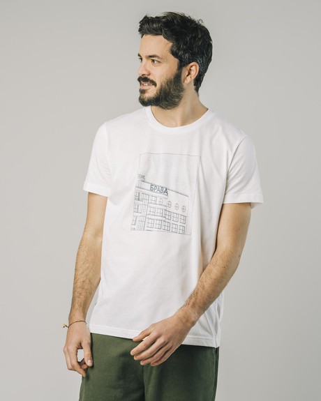 District T-Shirt White from Brava Fabrics