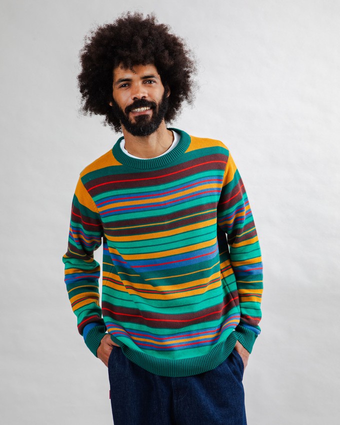 Multistriped Sweater from Brava Fabrics