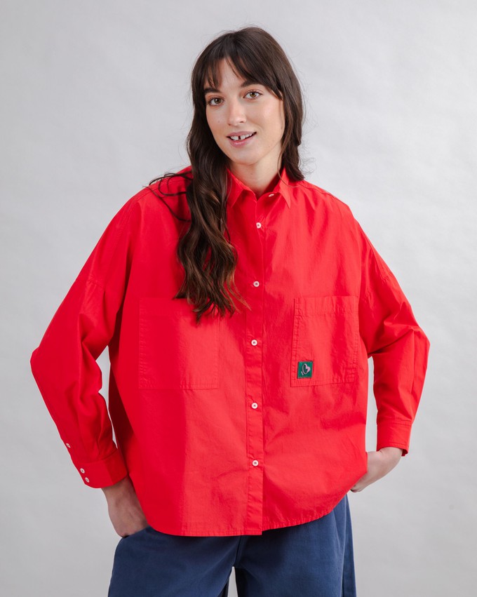 Oversize Red Shirt from Brava Fabrics