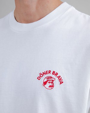 Doner Brava Oversize T-shirt White from Brava Fabrics