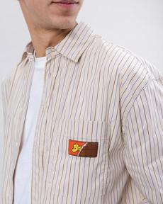 Relaxed Stripes Choco Shirt via Brava Fabrics