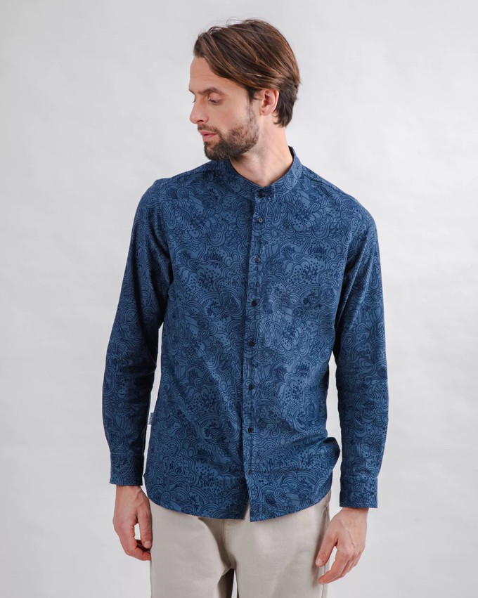 Baby Cord Noodles Mao Shirt from Brava Fabrics