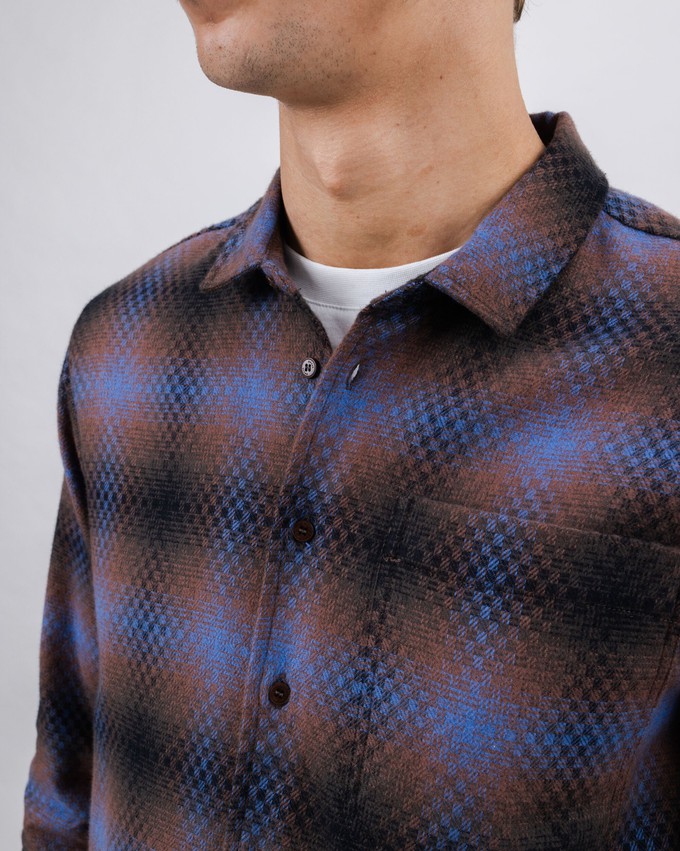 Pixel Check Overshirt from Brava Fabrics