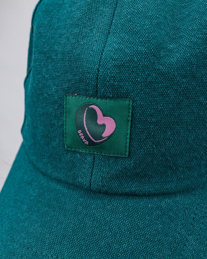 Cotton 5 Panel Cap Green from Brava Fabrics