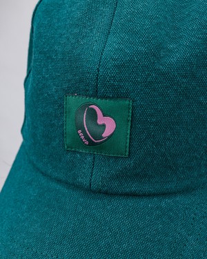 Cotton 5 Panel Cap Green from Brava Fabrics
