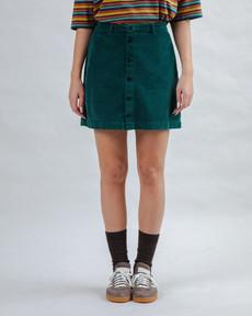 Corduroy Mini Skirt Green via Brava Fabrics