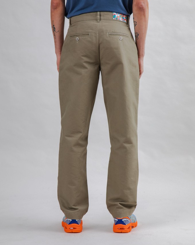 Sobremesa Pleated Pants Kakhi from Brava Fabrics