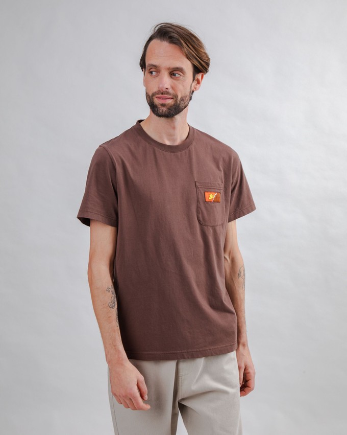 Choco Label T-shirt Brown from Brava Fabrics