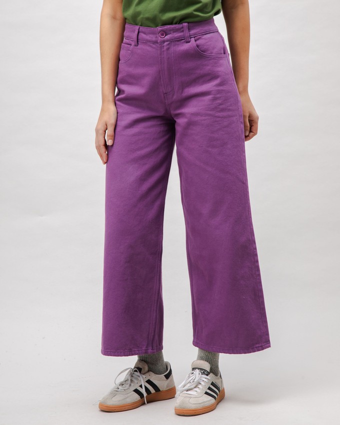 5 Pocket Cotton Twill Pants Orchid from Brava Fabrics