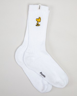 Peanuts Woodstock Socks White from Brava Fabrics