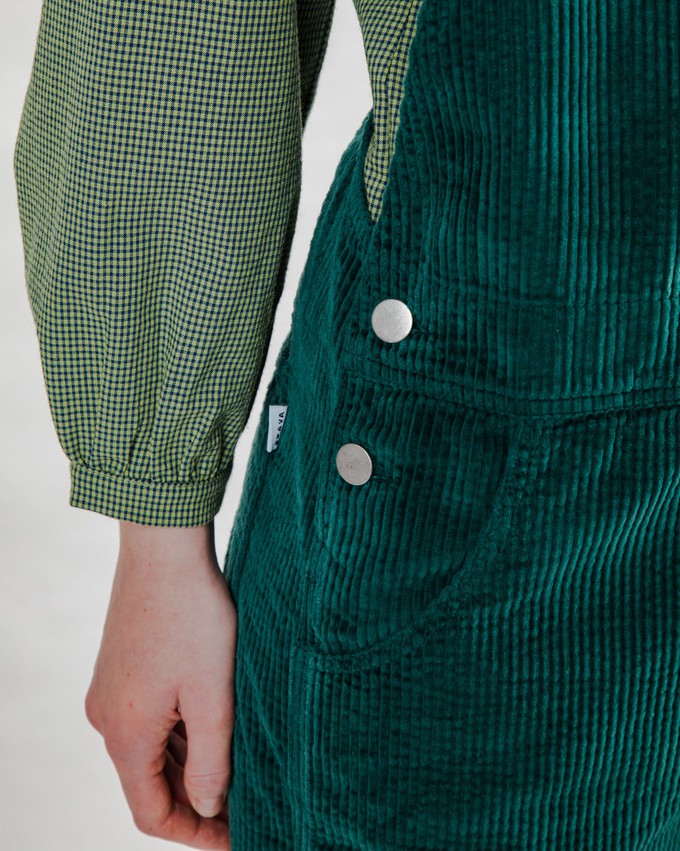 Corduroy Overall Dark Green from Brava Fabrics