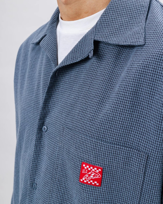 Oversize Checks Pizza Shirt from Brava Fabrics