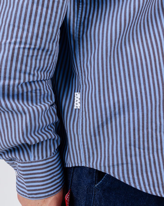 Relaxed Stripes Brava Gum Shirt from Brava Fabrics