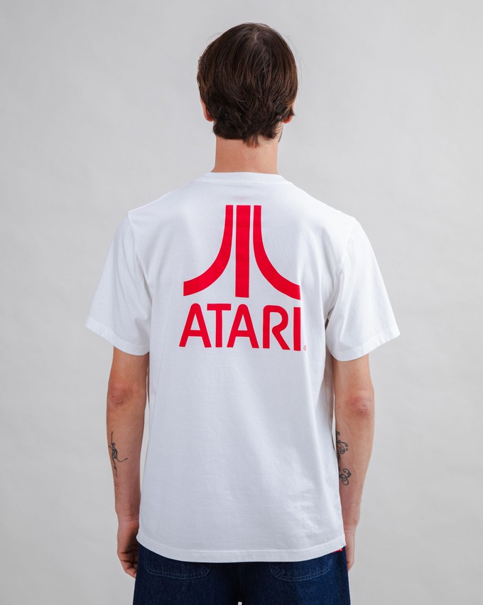 Atari Logo Tshirt White from Brava Fabrics