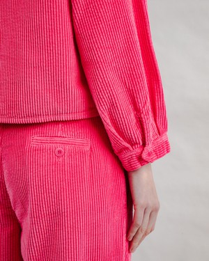 Corduroy Boxy Shirt Pink from Brava Fabrics
