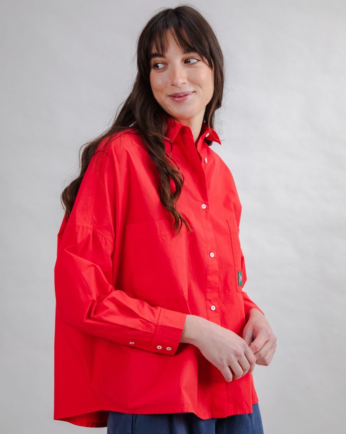 Oversize Red Shirt from Brava Fabrics
