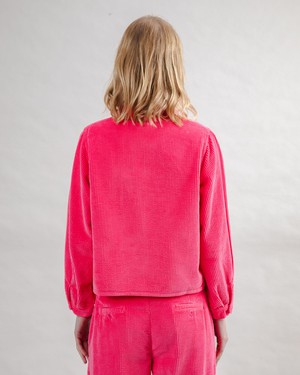 Corduroy Boxy Shirt Pink from Brava Fabrics