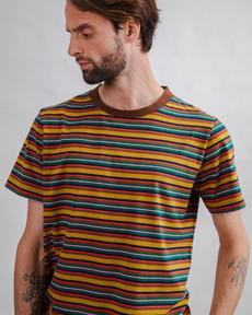 Stripes T-shirt Multicolor via Brava Fabrics