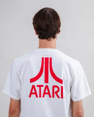Atari Logo Tshirt White from Brava Fabrics