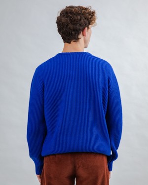 Wool Sweater Blue Klein from Brava Fabrics