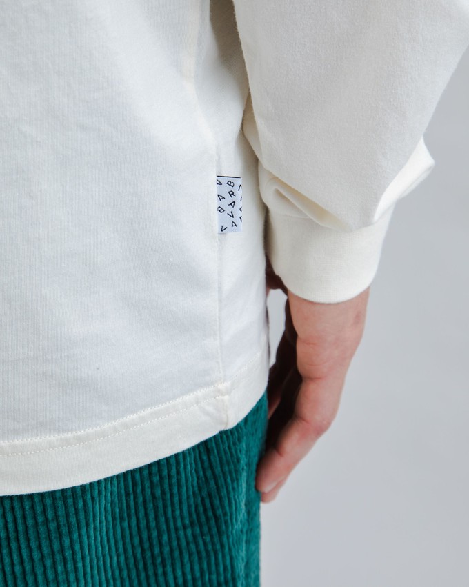 Sobremesa Longsleeve T-shirt Ecru from Brava Fabrics