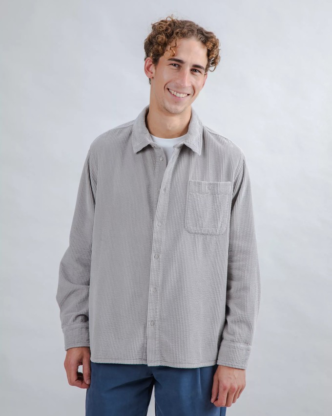 Corduroy Overshirt Grey from Brava Fabrics