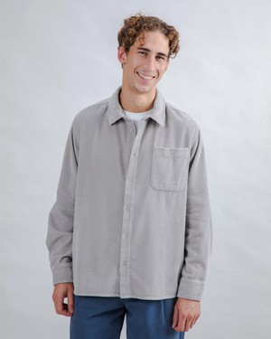 Corduroy Overshirt Grey from Brava Fabrics