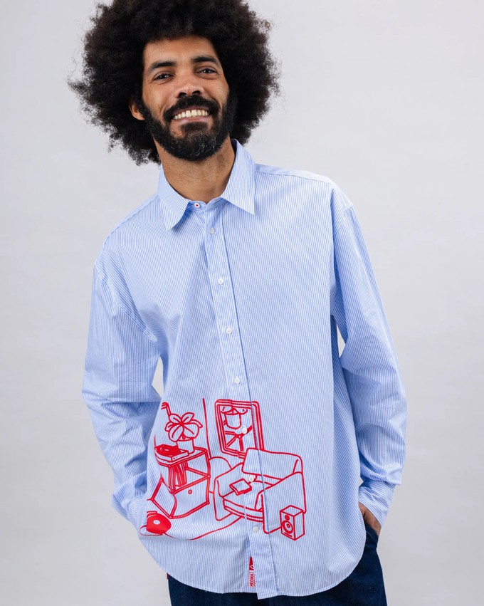 The Indoor Society Stripes Shirt from Brava Fabrics