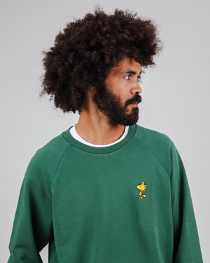 Peanuts Woodstock Sweatshirt Green from Brava Fabrics