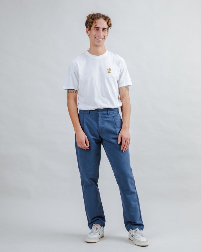 Brava Gum Pleated Pants Indigo from Brava Fabrics