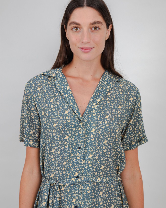 Peanuts Woodstock Long Dress Navy from Brava Fabrics