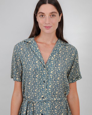 Peanuts Woodstock Long Dress Navy from Brava Fabrics