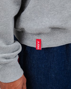 Atari Spectrum Sweatshirt Grey Melange from Brava Fabrics