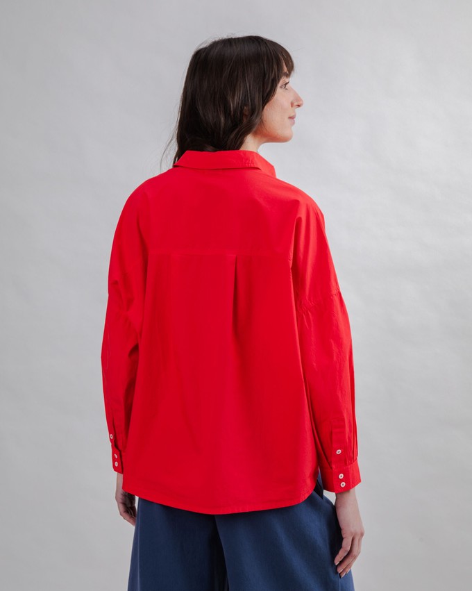 Oversize Red Shirt from Brava Fabrics