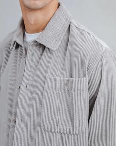 Corduroy Overshirt Grey via Brava Fabrics