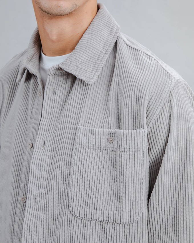Corduroy Overshirt Grey from Brava Fabrics