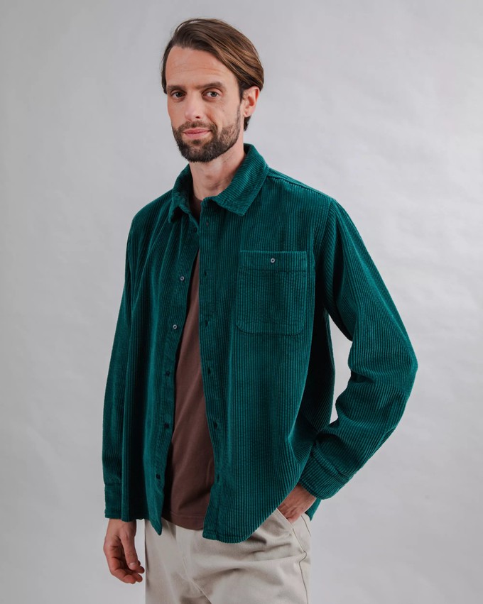 Corduroy Overshirt Green from Brava Fabrics