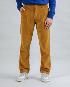 Corduroy Pleated Chino Pants Camel via Brava Fabrics