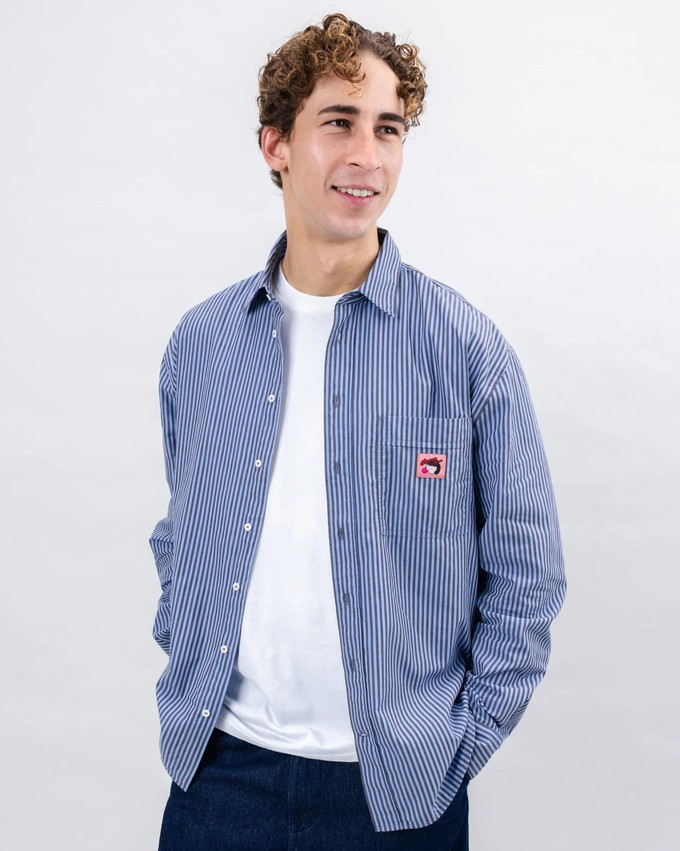 Relaxed Stripes Brava Gum Shirt from Brava Fabrics