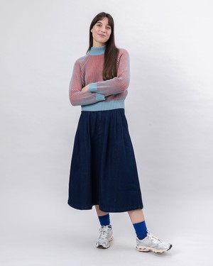 Denim Midi Skirt from Brava Fabrics