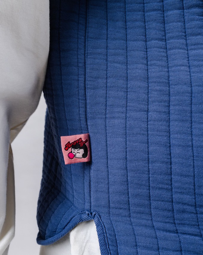 Quilt Vest Man Indigo from Brava Fabrics Quilt Vest Man Indigo from Brava Fabrics